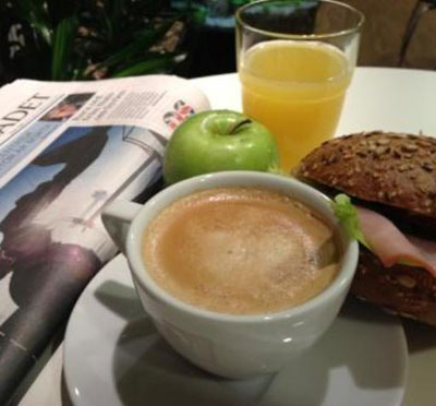 Frukost på Kompetenscenter