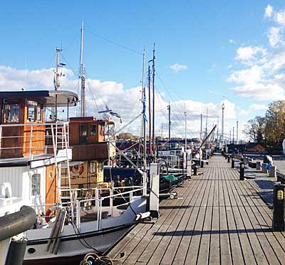Vacker skärgårdsmiljö mitt i stan