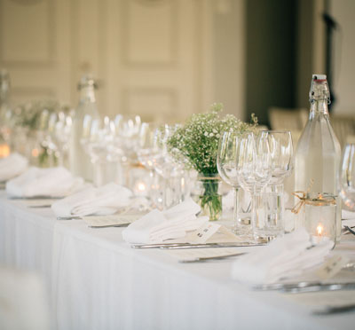 Bröllopsdukning