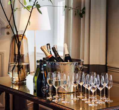 Villa Aske - Champagneprovning