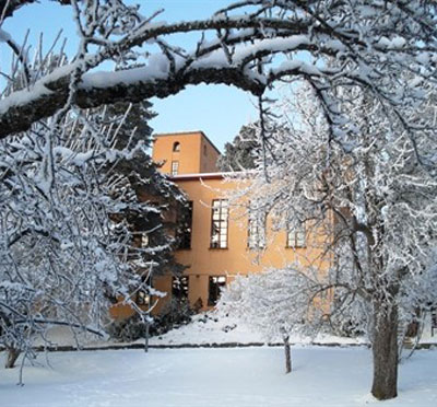 Sigtunastiftelsen Parken i vinterskrud